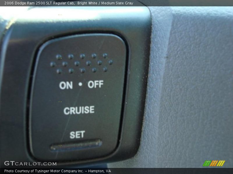 Bright White / Medium Slate Gray 2006 Dodge Ram 2500 SLT Regular Cab