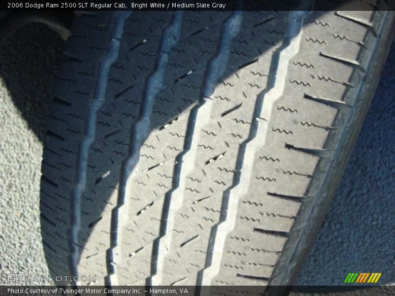 Bright White / Medium Slate Gray 2006 Dodge Ram 2500 SLT Regular Cab