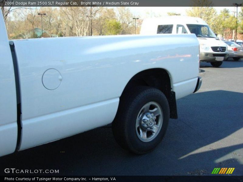 Bright White / Medium Slate Gray 2006 Dodge Ram 2500 SLT Regular Cab
