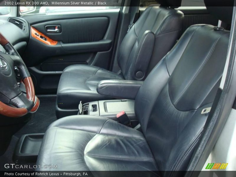 Millennium Silver Metallic / Black 2002 Lexus RX 300 AWD
