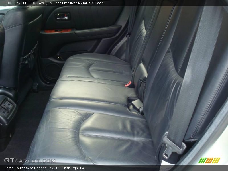 Millennium Silver Metallic / Black 2002 Lexus RX 300 AWD