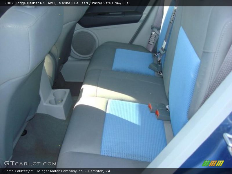 Marine Blue Pearl / Pastel Slate Gray/Blue 2007 Dodge Caliber R/T AWD
