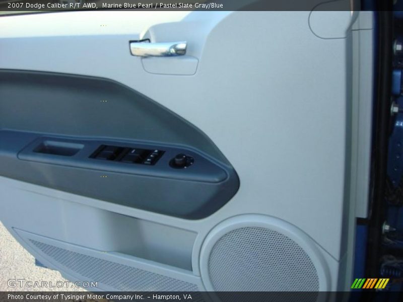 Marine Blue Pearl / Pastel Slate Gray/Blue 2007 Dodge Caliber R/T AWD