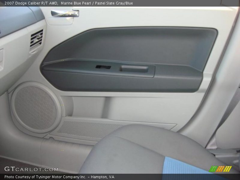 Marine Blue Pearl / Pastel Slate Gray/Blue 2007 Dodge Caliber R/T AWD