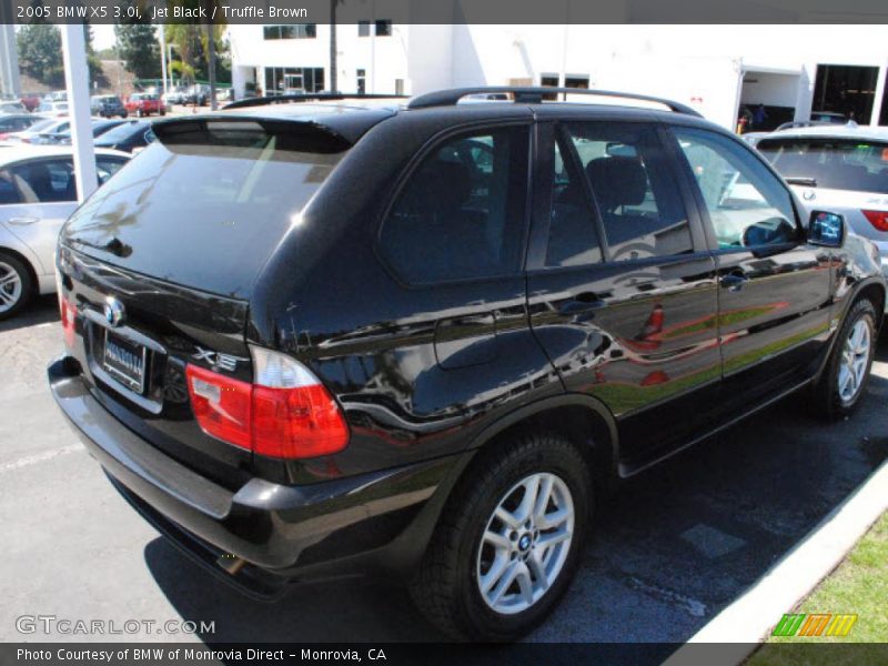 Jet Black / Truffle Brown 2005 BMW X5 3.0i