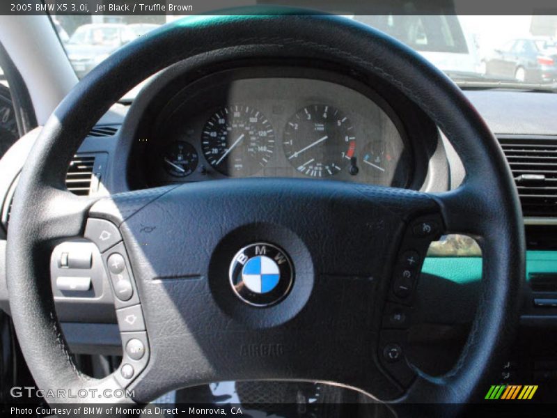 Jet Black / Truffle Brown 2005 BMW X5 3.0i