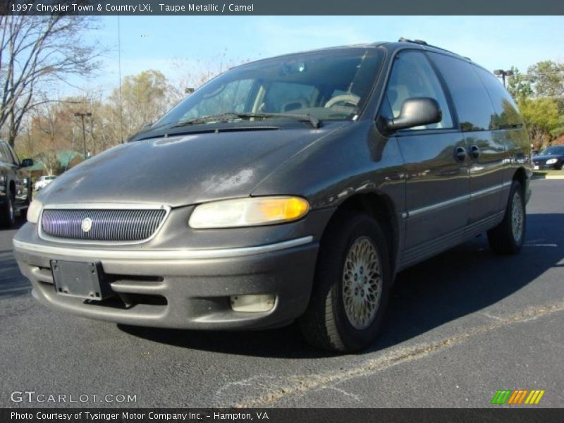 Taupe Metallic / Camel 1997 Chrysler Town & Country LXi