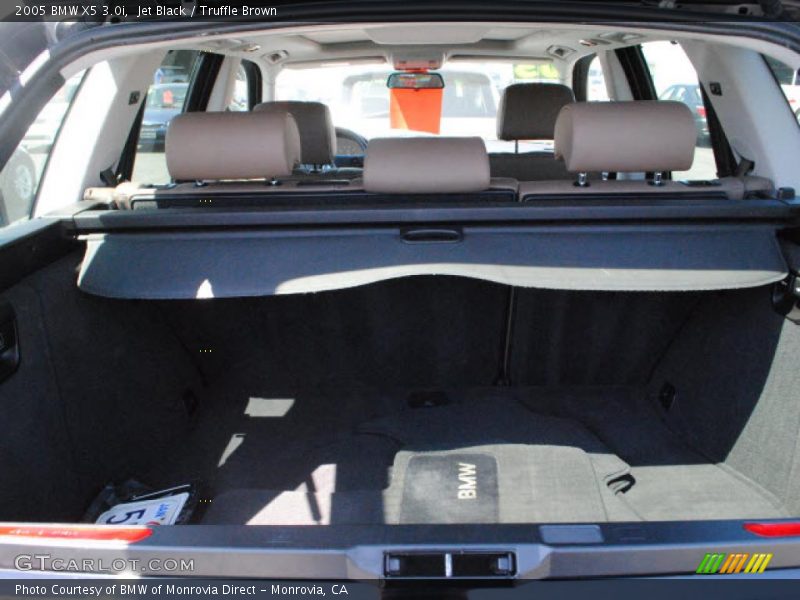 Jet Black / Truffle Brown 2005 BMW X5 3.0i