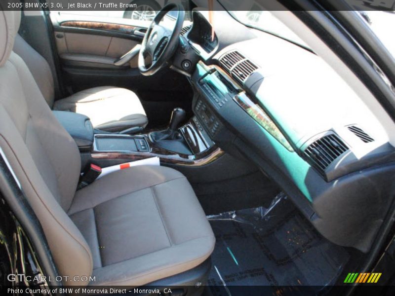 Jet Black / Truffle Brown 2005 BMW X5 3.0i