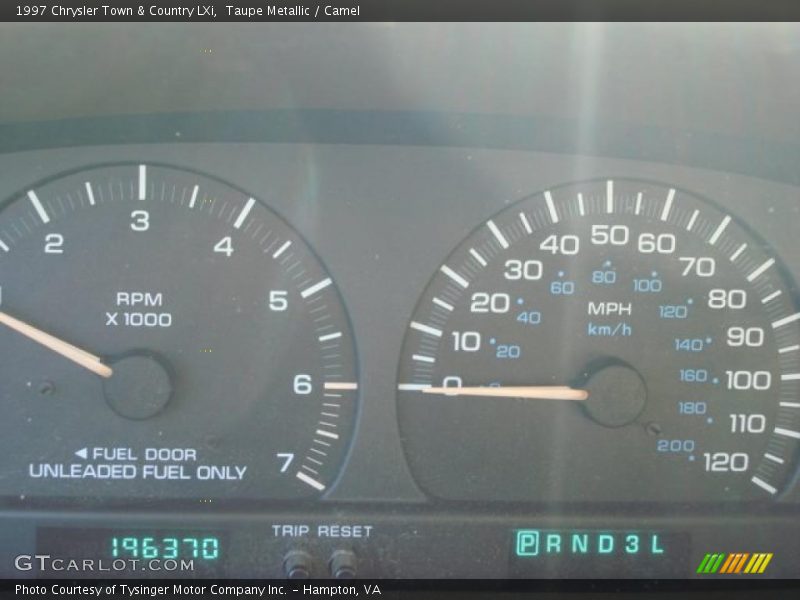 Taupe Metallic / Camel 1997 Chrysler Town & Country LXi