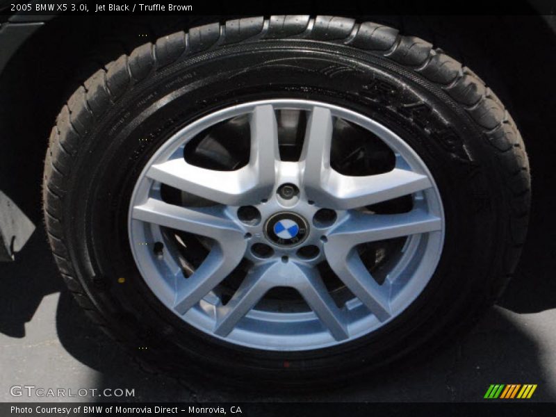 Jet Black / Truffle Brown 2005 BMW X5 3.0i