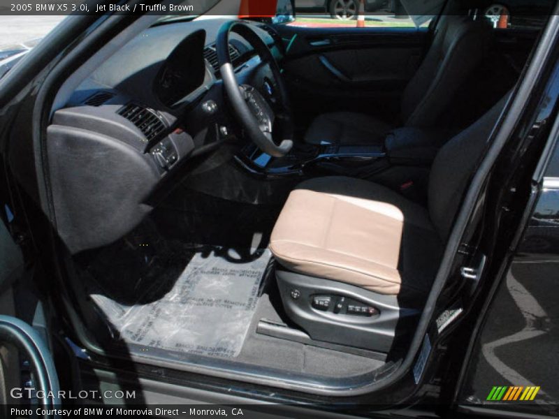 Jet Black / Truffle Brown 2005 BMW X5 3.0i