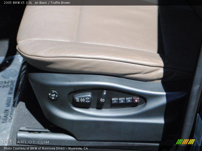 Jet Black / Truffle Brown 2005 BMW X5 3.0i