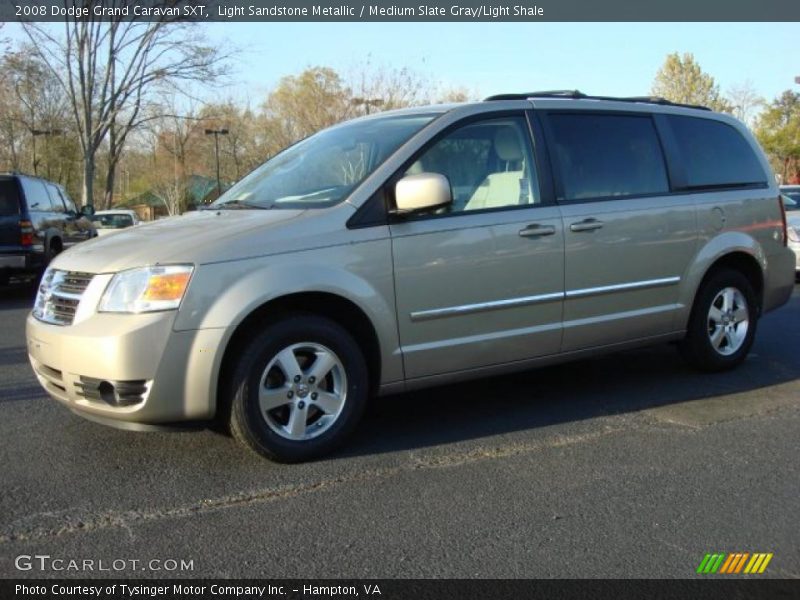 Light Sandstone Metallic / Medium Slate Gray/Light Shale 2008 Dodge Grand Caravan SXT