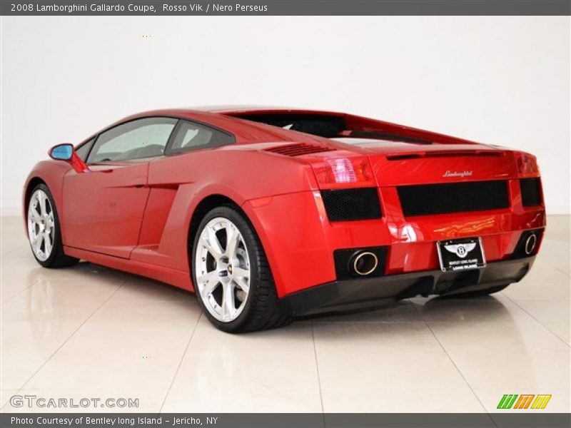 Rosso Vik / Nero Perseus 2008 Lamborghini Gallardo Coupe