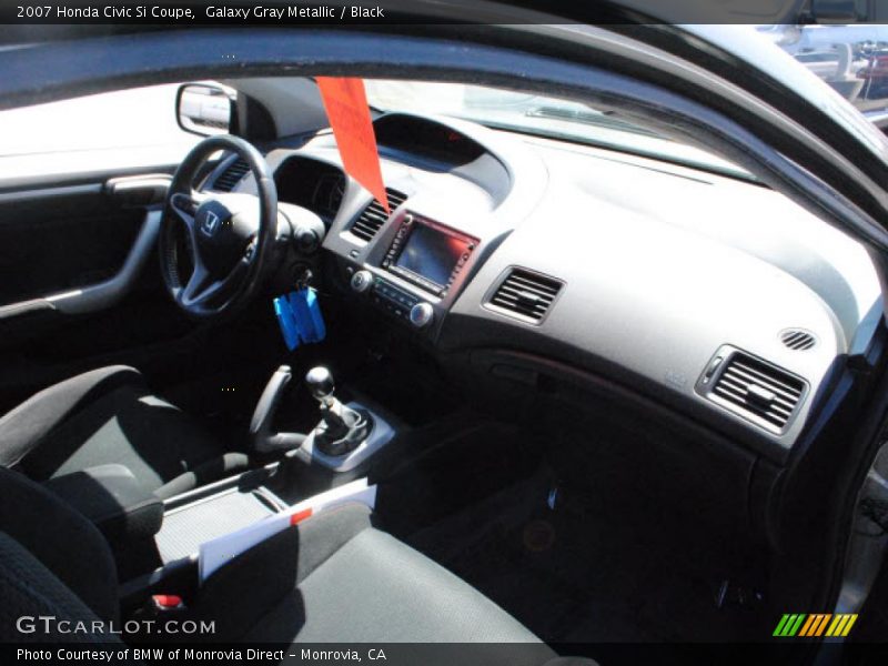 Galaxy Gray Metallic / Black 2007 Honda Civic Si Coupe
