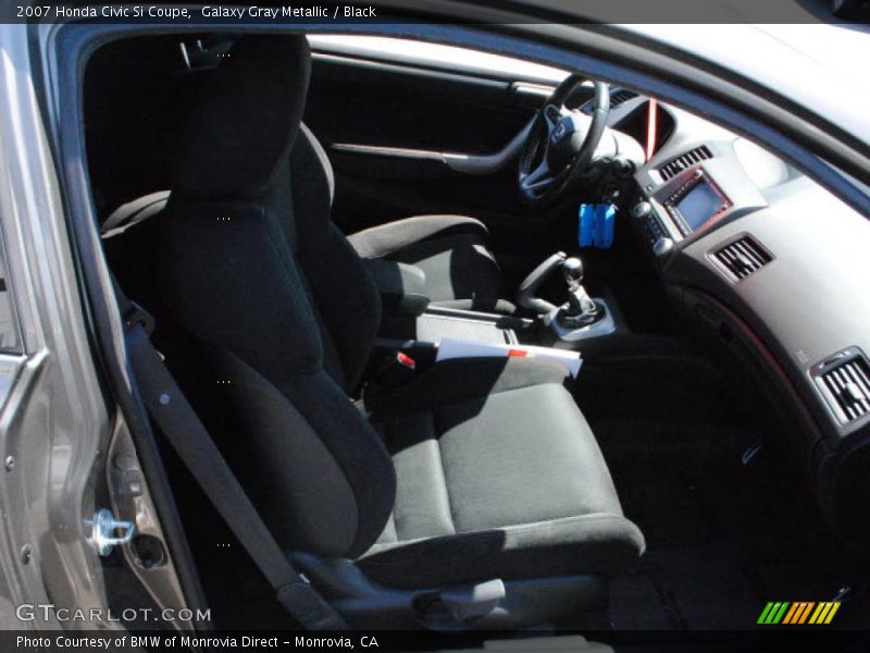 Galaxy Gray Metallic / Black 2007 Honda Civic Si Coupe