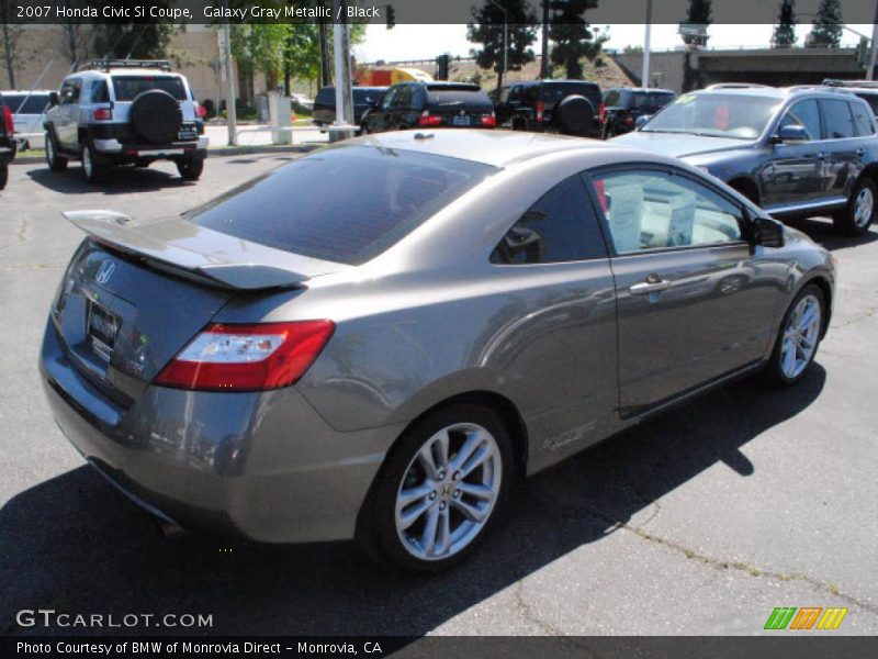 Galaxy Gray Metallic / Black 2007 Honda Civic Si Coupe