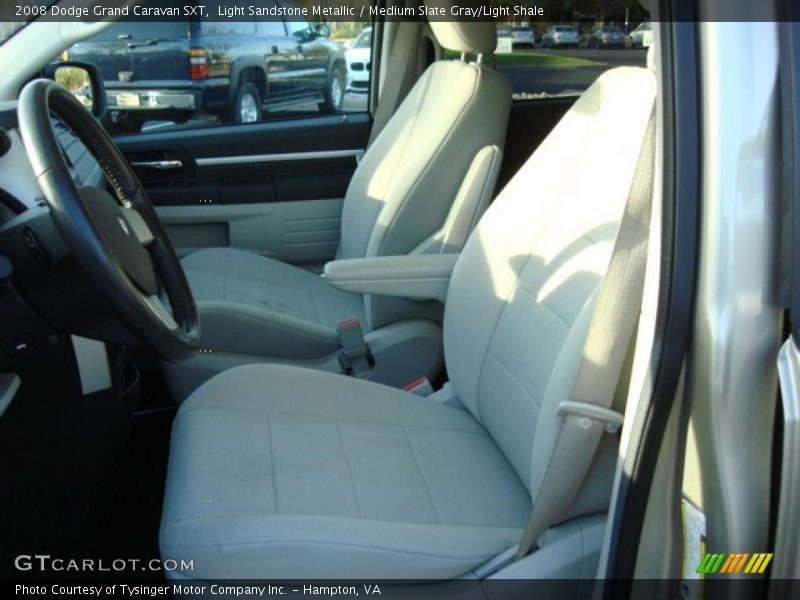 Light Sandstone Metallic / Medium Slate Gray/Light Shale 2008 Dodge Grand Caravan SXT