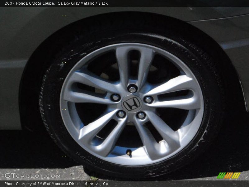 Galaxy Gray Metallic / Black 2007 Honda Civic Si Coupe