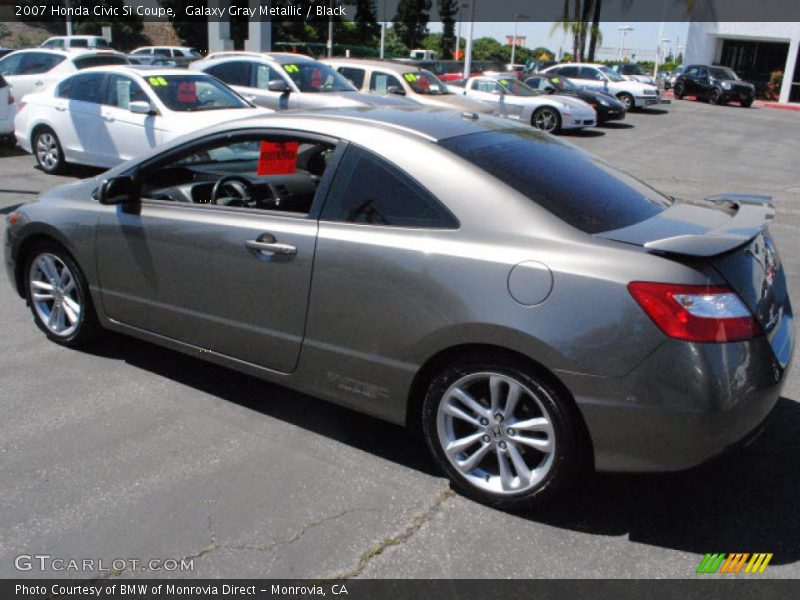 Galaxy Gray Metallic / Black 2007 Honda Civic Si Coupe