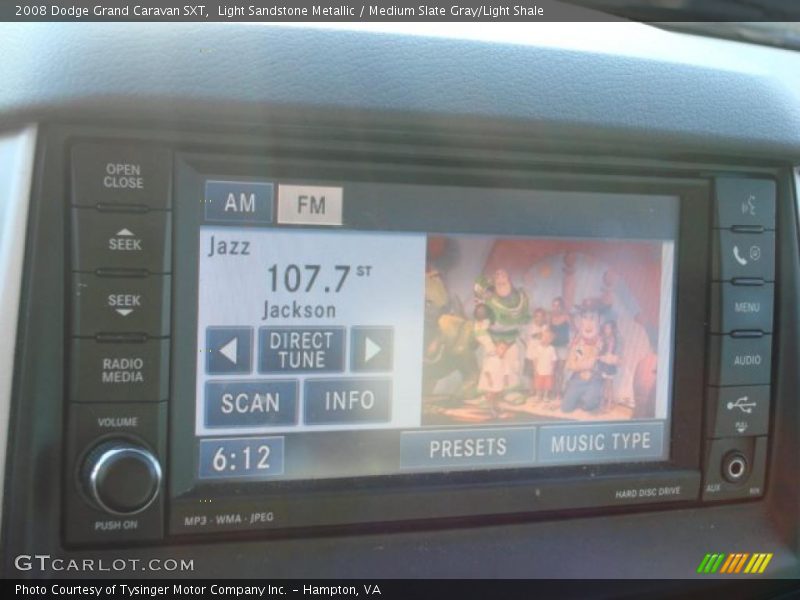 Light Sandstone Metallic / Medium Slate Gray/Light Shale 2008 Dodge Grand Caravan SXT