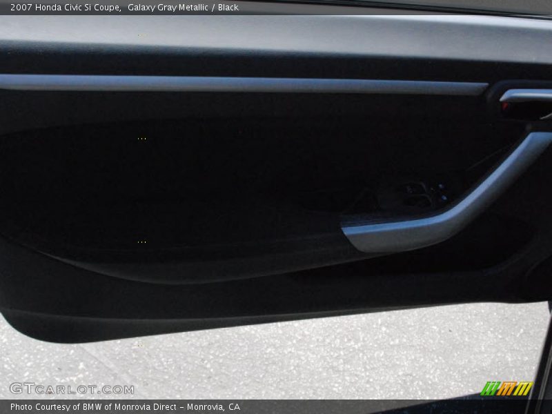 Galaxy Gray Metallic / Black 2007 Honda Civic Si Coupe