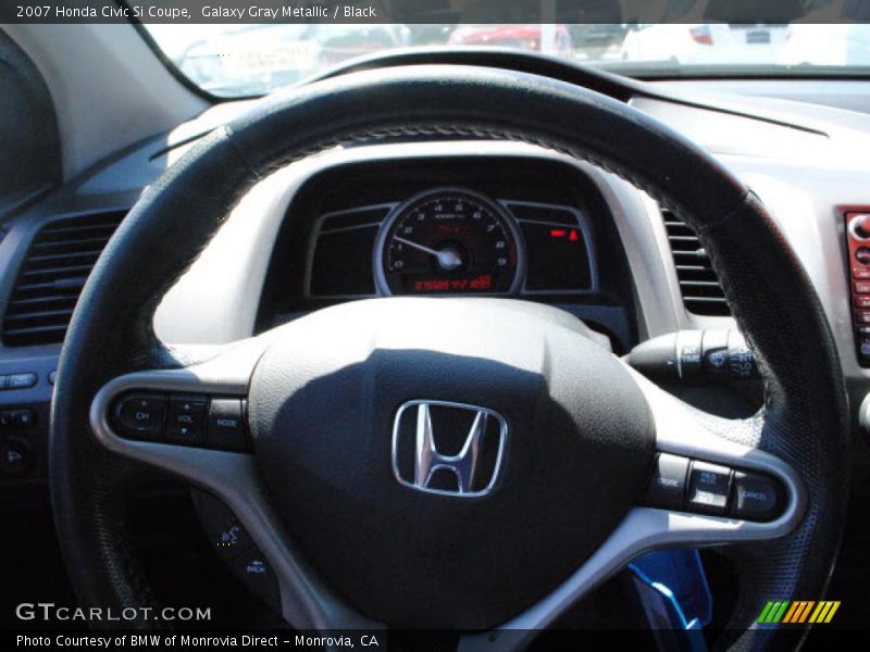 Galaxy Gray Metallic / Black 2007 Honda Civic Si Coupe