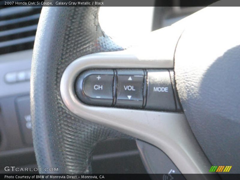 Galaxy Gray Metallic / Black 2007 Honda Civic Si Coupe