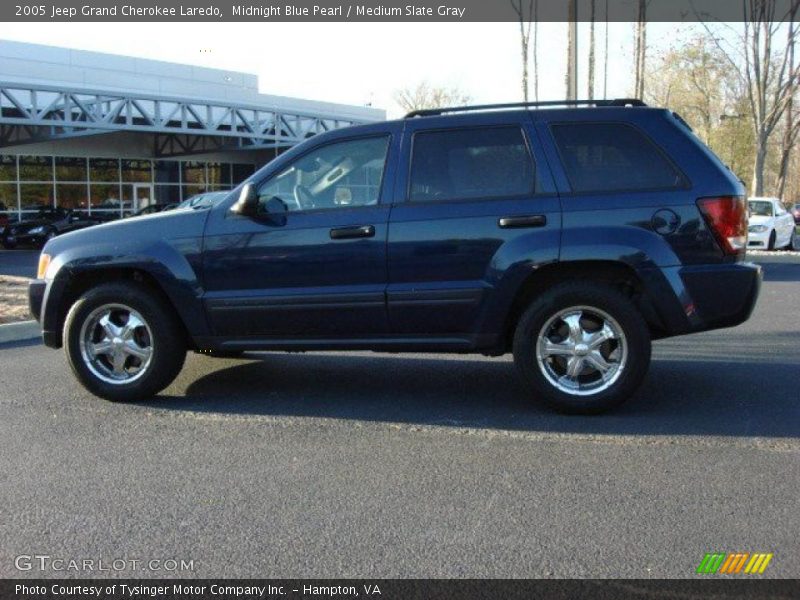 Midnight Blue Pearl / Medium Slate Gray 2005 Jeep Grand Cherokee Laredo