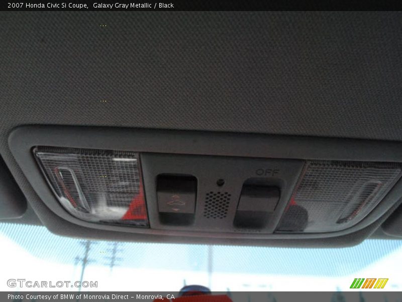 Galaxy Gray Metallic / Black 2007 Honda Civic Si Coupe