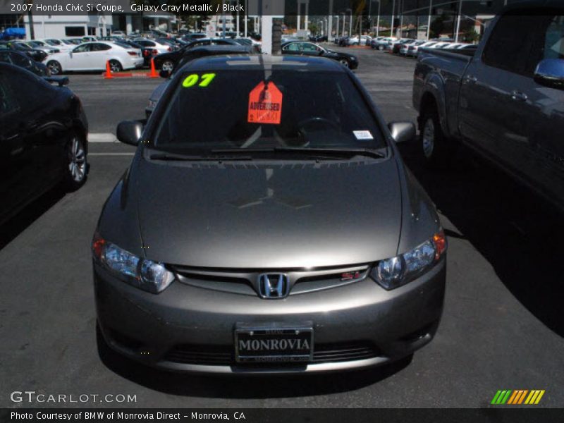 Galaxy Gray Metallic / Black 2007 Honda Civic Si Coupe