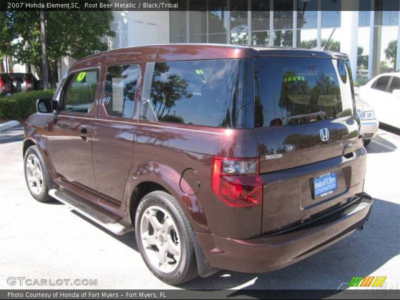 Root Beer Metallic / Black/Tribal 2007 Honda Element SC