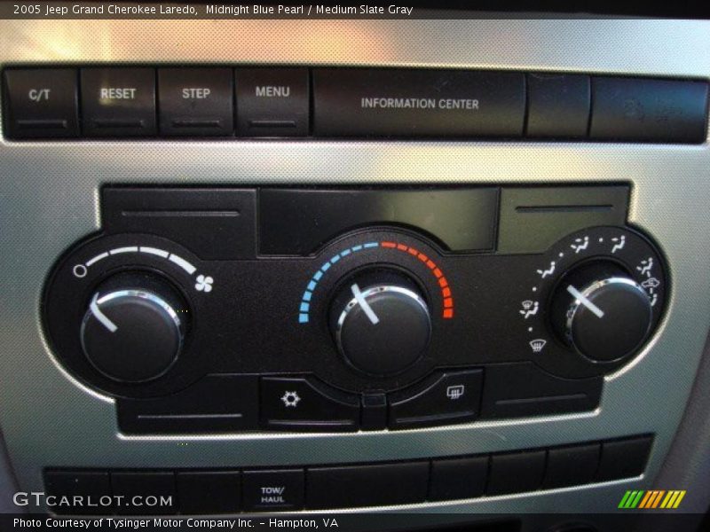 Controls of 2005 Grand Cherokee Laredo