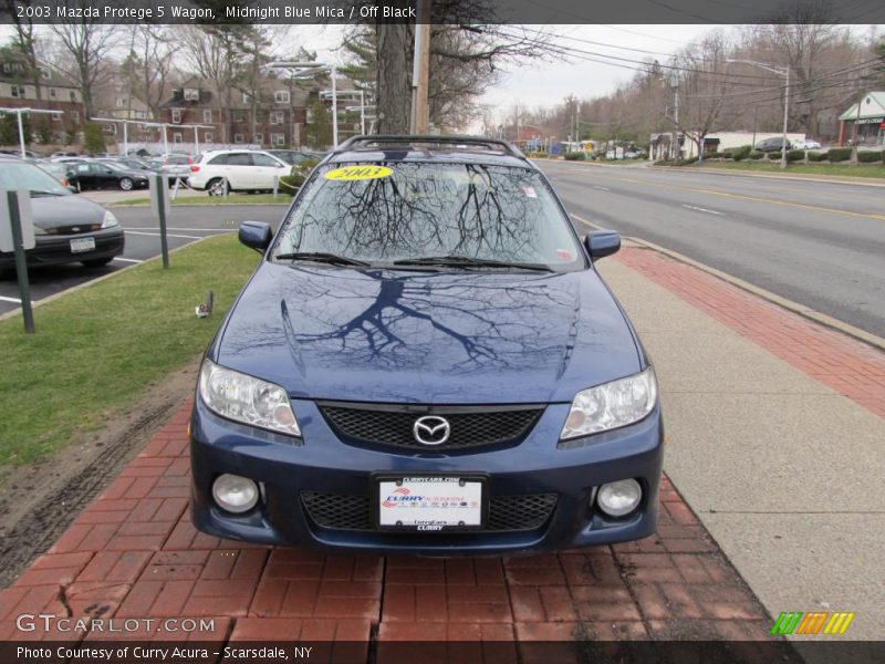 Midnight Blue Mica / Off Black 2003 Mazda Protege 5 Wagon