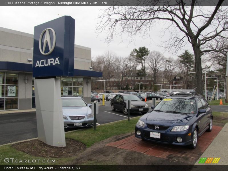 Midnight Blue Mica / Off Black 2003 Mazda Protege 5 Wagon
