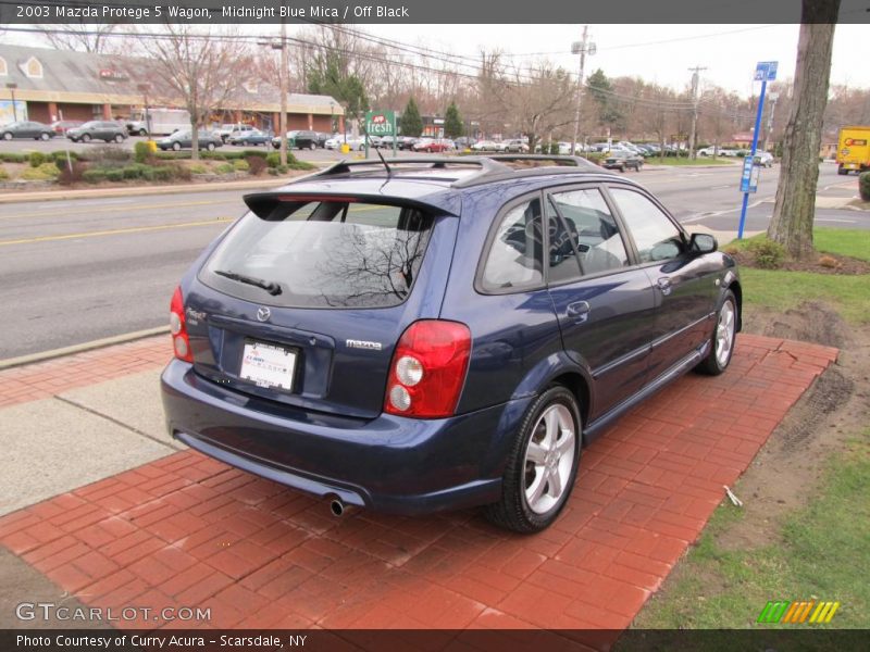 Midnight Blue Mica / Off Black 2003 Mazda Protege 5 Wagon