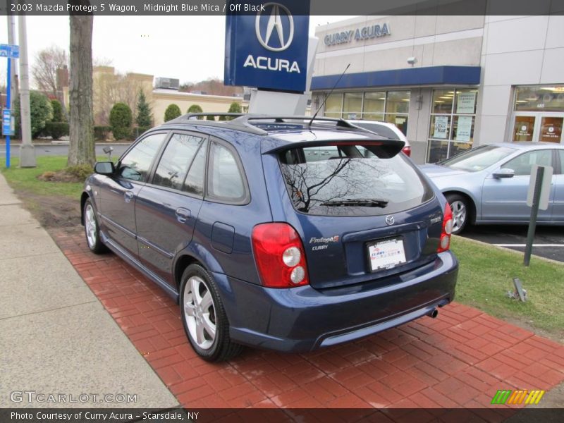 Midnight Blue Mica / Off Black 2003 Mazda Protege 5 Wagon