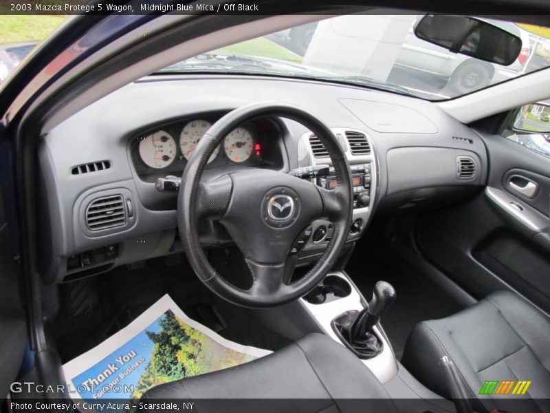 Midnight Blue Mica / Off Black 2003 Mazda Protege 5 Wagon
