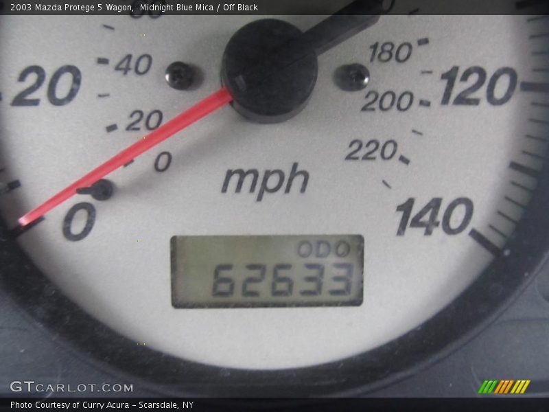Midnight Blue Mica / Off Black 2003 Mazda Protege 5 Wagon