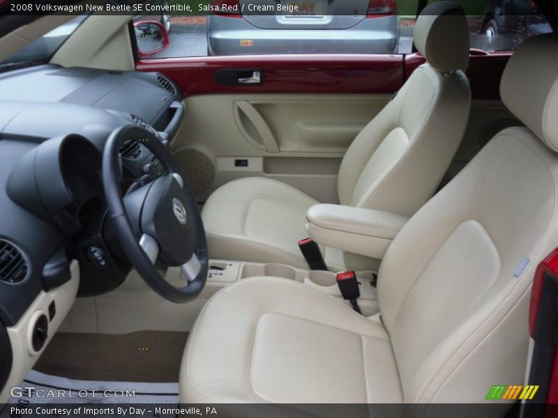 Salsa Red / Cream Beige 2008 Volkswagen New Beetle SE Convertible