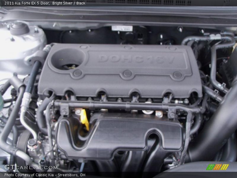  2011 Forte EX 5 Door Engine - 2.0 Liter DOHC 16-Valve CVVT 4 Cylinder