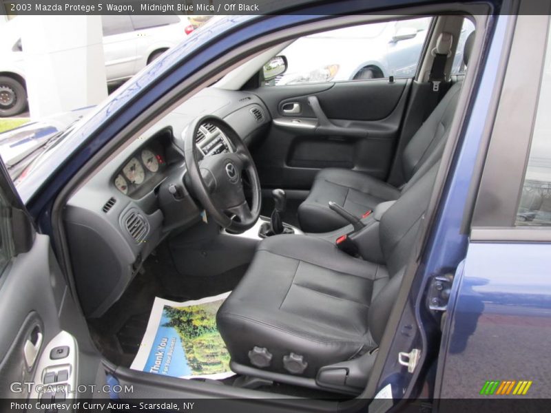  2003 Protege 5 Wagon Off Black Interior