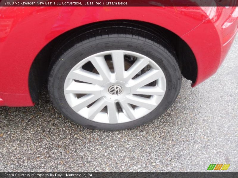 Salsa Red / Cream Beige 2008 Volkswagen New Beetle SE Convertible