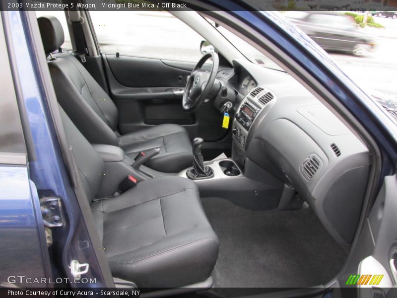 Midnight Blue Mica / Off Black 2003 Mazda Protege 5 Wagon