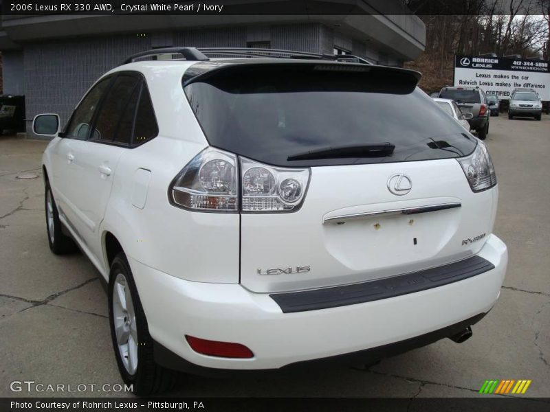 Crystal White Pearl / Ivory 2006 Lexus RX 330 AWD