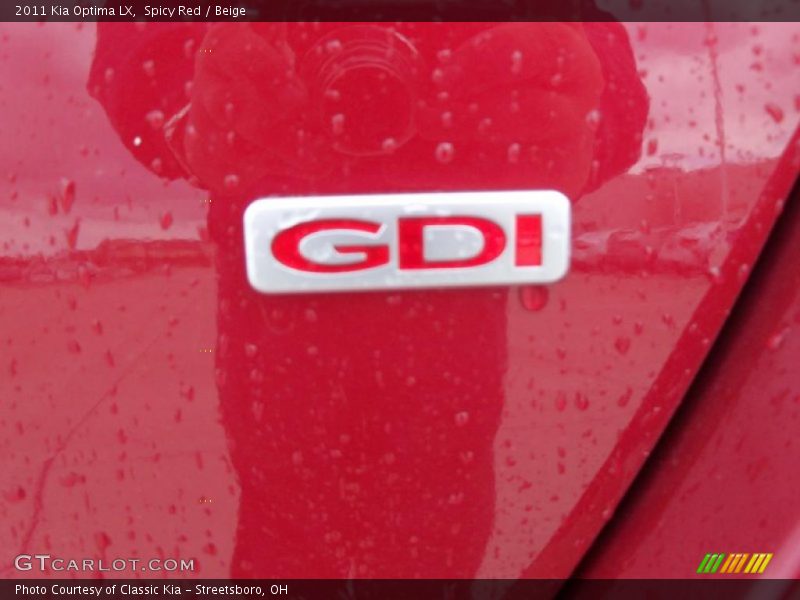 Spicy Red / Beige 2011 Kia Optima LX