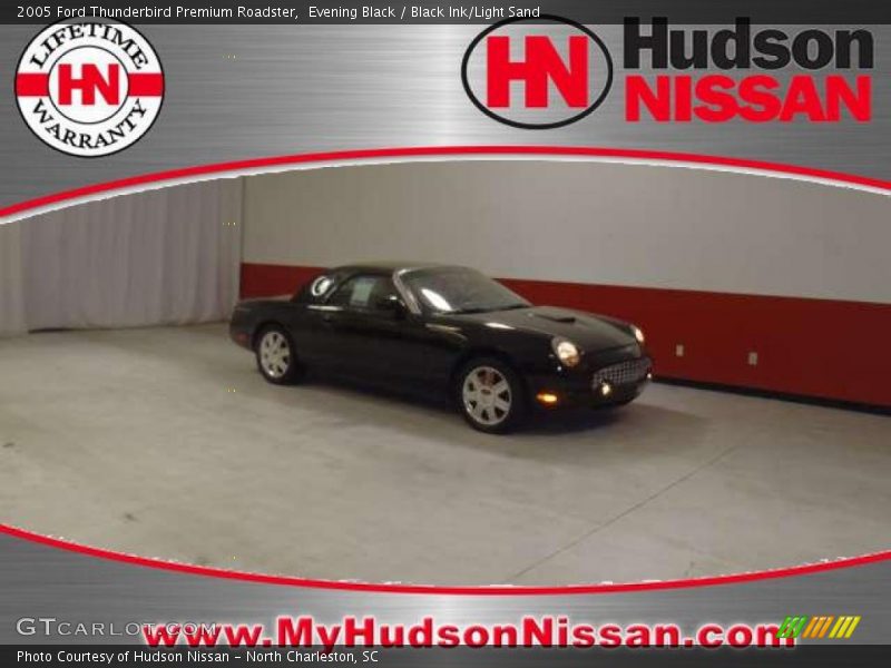 Evening Black / Black Ink/Light Sand 2005 Ford Thunderbird Premium Roadster