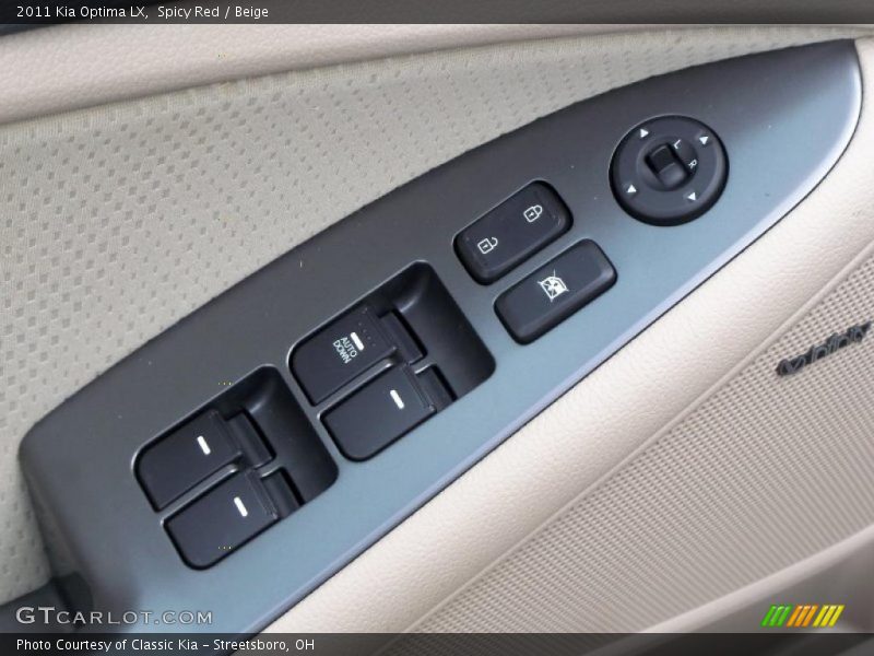 Spicy Red / Beige 2011 Kia Optima LX