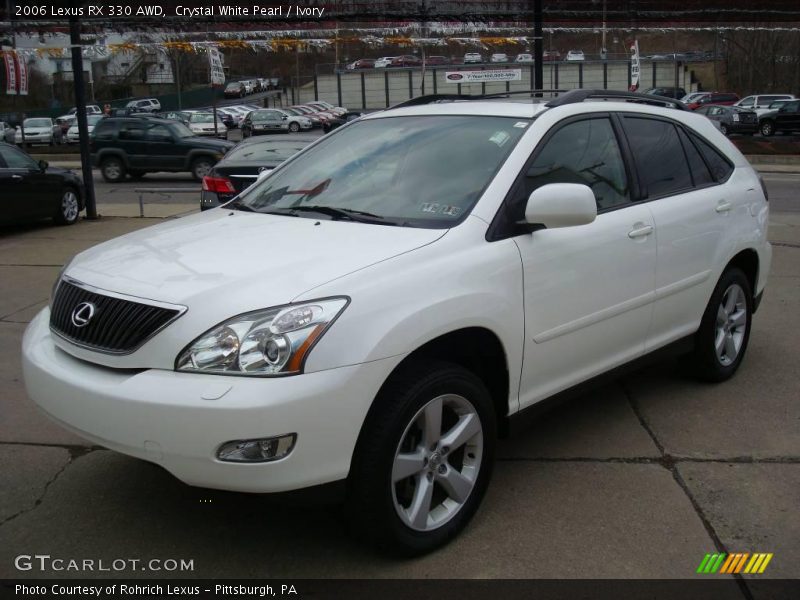 Crystal White Pearl / Ivory 2006 Lexus RX 330 AWD